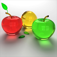 3D Apples wallpaper
