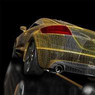 3D Audi TT RS wallpaper