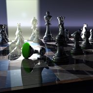 3D Chess wallpaper