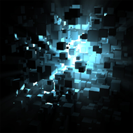 3D Cube Matrix wallpaper