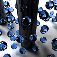 3D Water Balls wallpaper