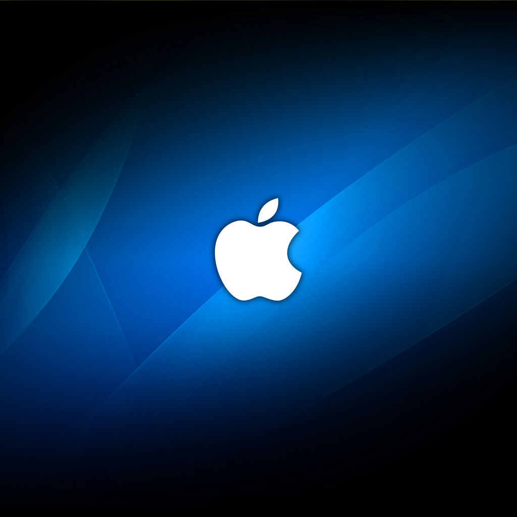 Blue Apple Logo wallpaper