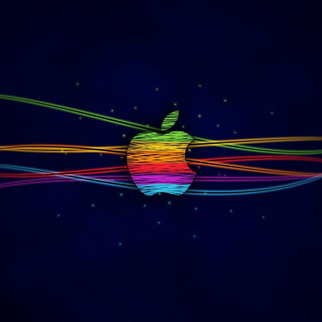 Color Space Apple Logo wallpaper