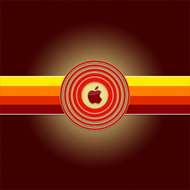 Old School Apple Logo wallpaper