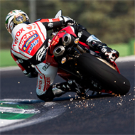 Ducati on Race Track wallpaper