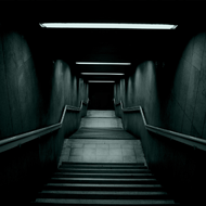 Dark Stairway wallpaper