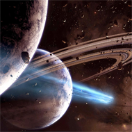Space Ring wallpaper