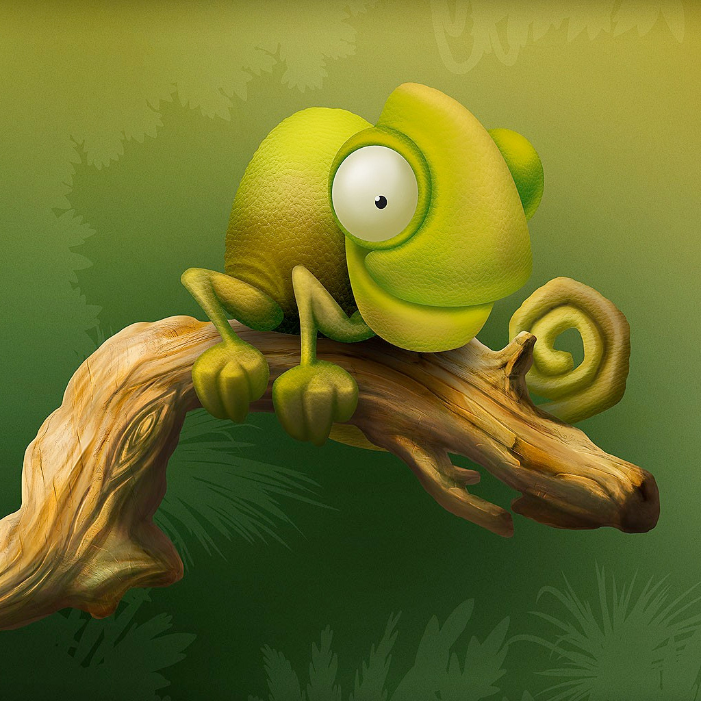 Chameleon wallpaper