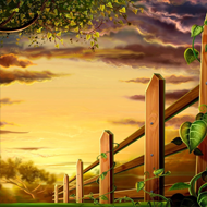 Drawing Wooden Fence wallpaper