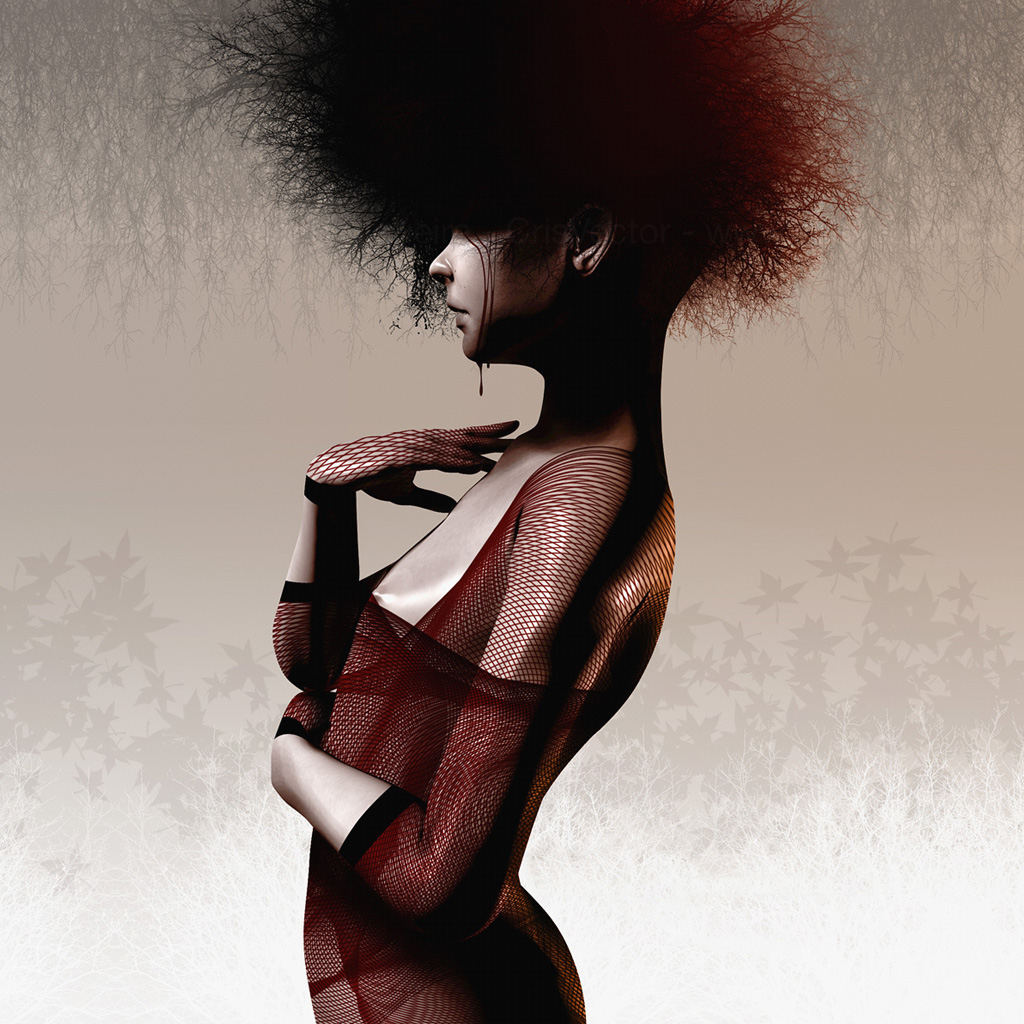 Girls with Long Hair wallpaper