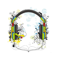 Vector Headphones wallpaper